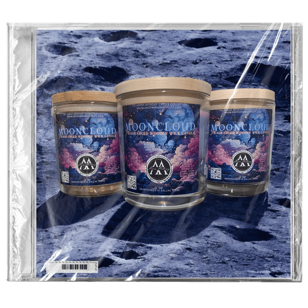 "Full Moon" 13oz Wooden Wick Candle 13oz Candle The Aaron Anthony Collection