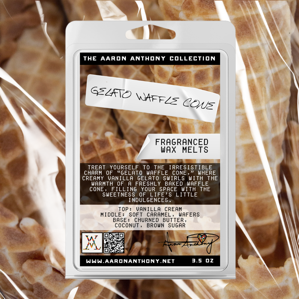 "Gelato Waffle Cone" Wax Melts Wax Melt The Aaron Anthony Collection