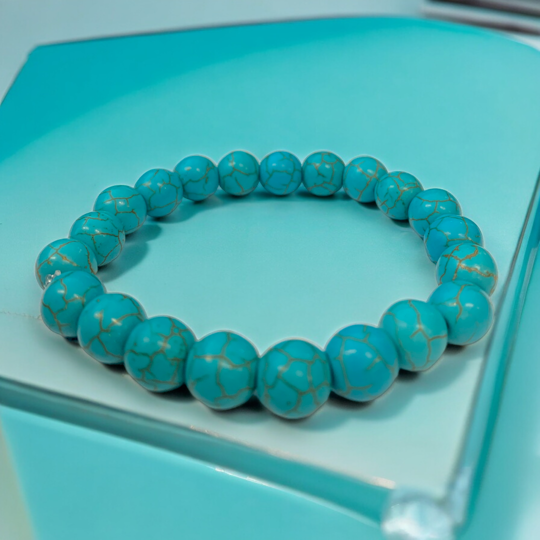 “Tiff Blu Lite” Beaded Bracelet Bracelet The Aaron Anthony Collection